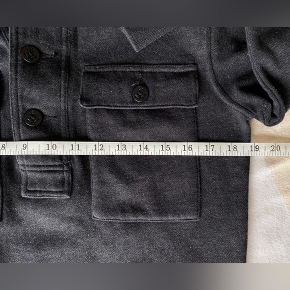 J. Crew ⚓️⛵️Nautical Pullover Outerwear Utility Hoodie - Picture 9 of 14